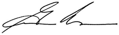 Geraldine Dawson's signature