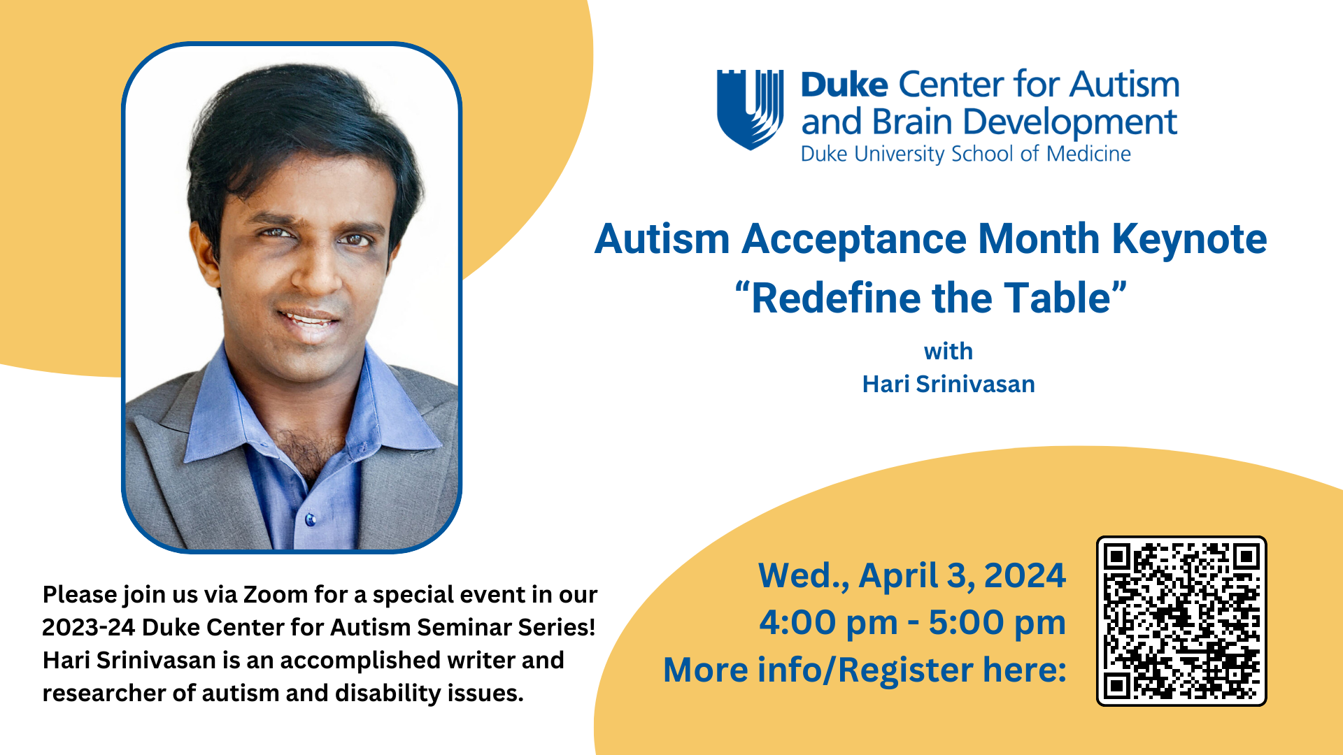 Autism Acceptance Keynote - April 3