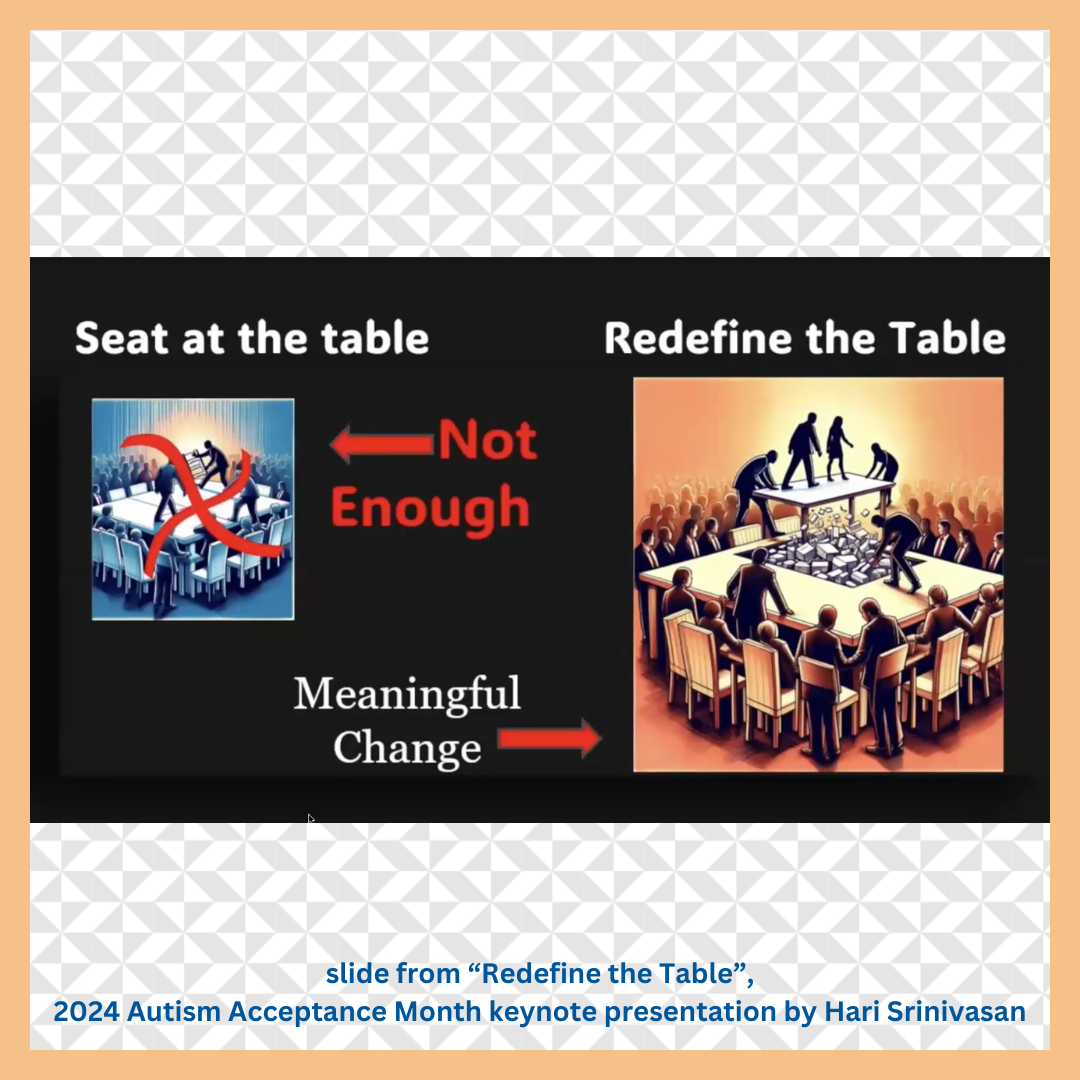 slide from "Redefine the Table" presentation