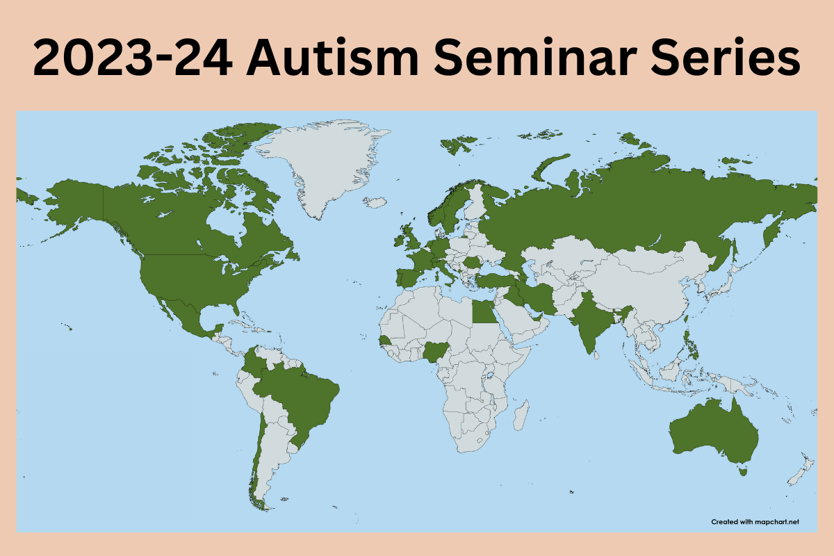 map of countries with 2024 seminar series attendees