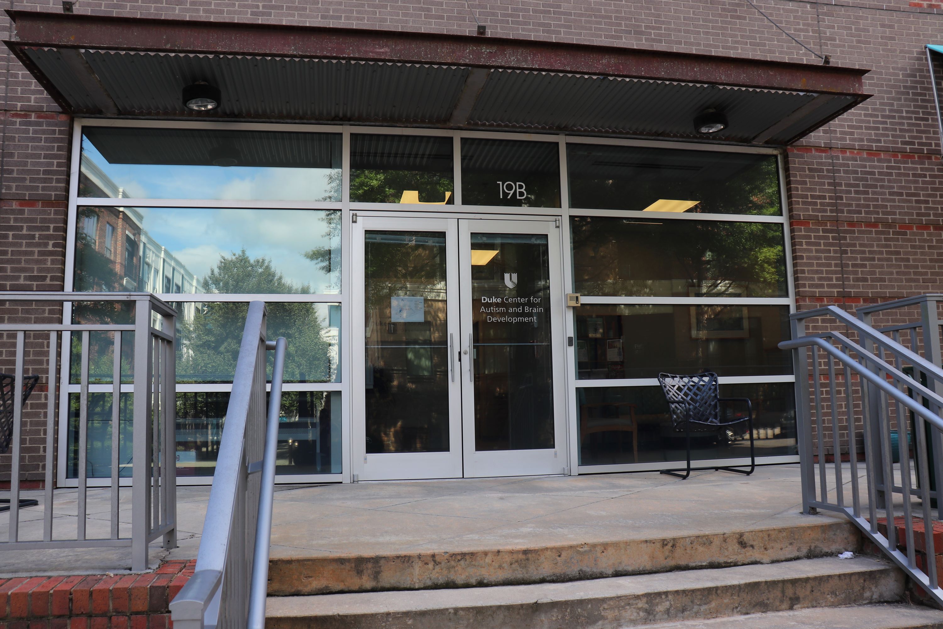 exterior door of autism center suite