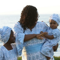 Morenike Giwa Onaiwu with her children