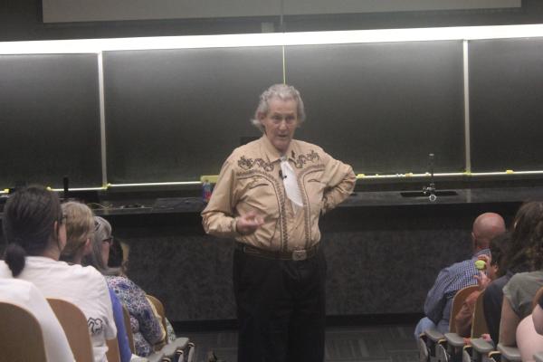 Temple Grandin speaking at Duke