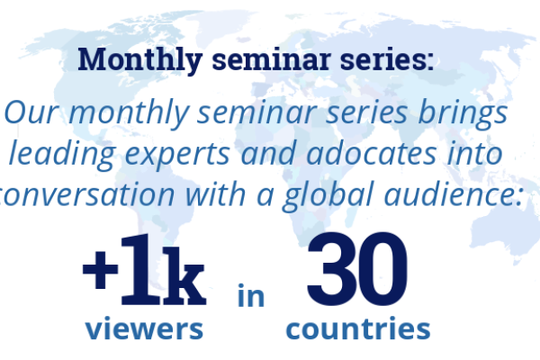 graphic showing number of seminar attendees