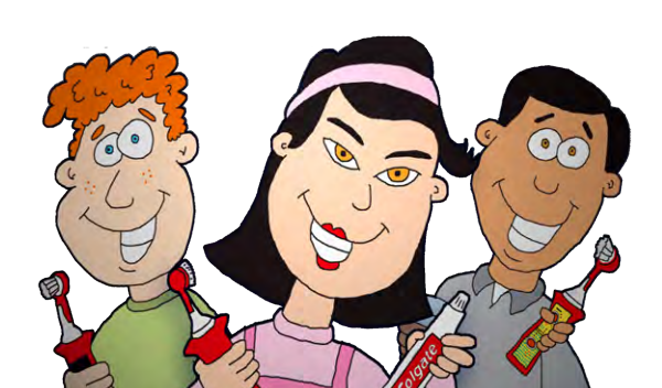 Graphic from Dental Guide Kids with Toothbrushes