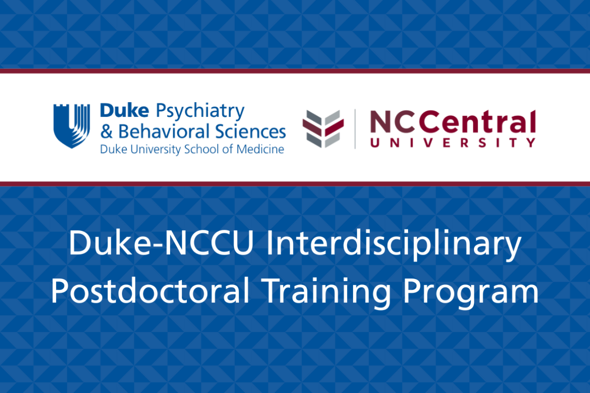 Duke Psychiatry and NCCU logos