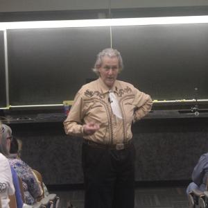 Temple Grandin speaking at Duke
